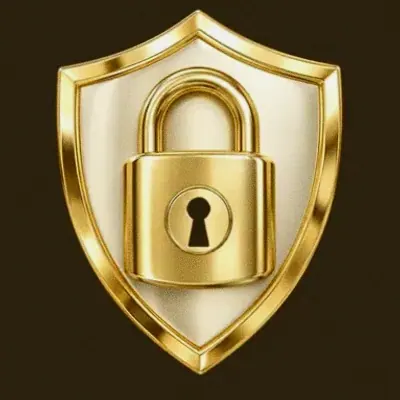 Shield with padlock — Simsinos