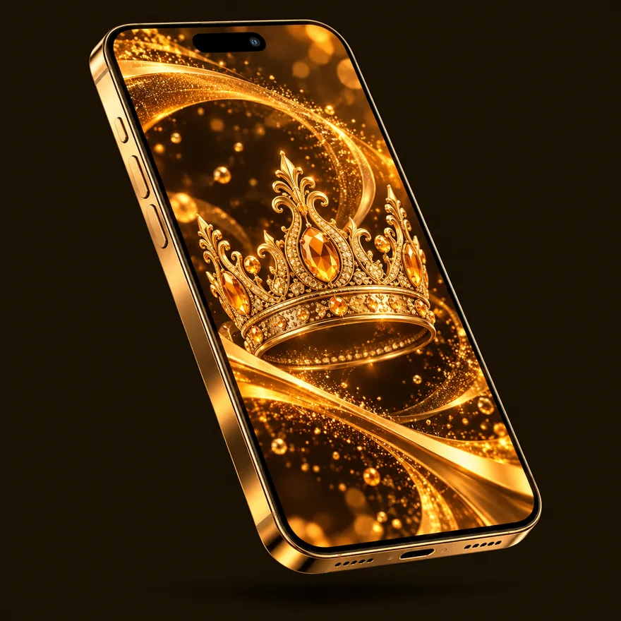 Smartphone with crown — Simsinos