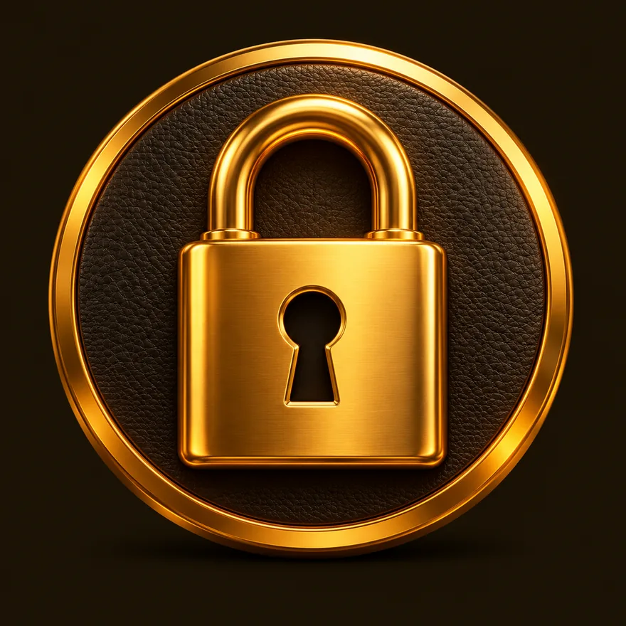 Padlock emblem — Simsinos