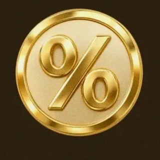 Gold percent coin — Simsinos