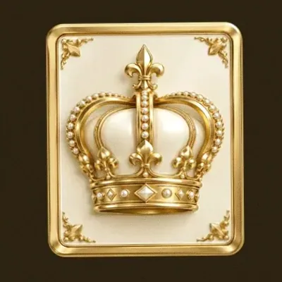Crown emblem card — Simsinos
