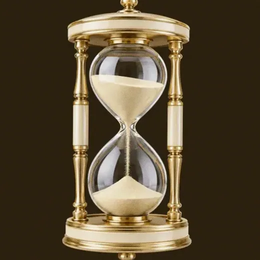 Ornate hourglass — Simsinos
