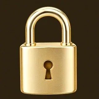 Metal padlock — Simsinos