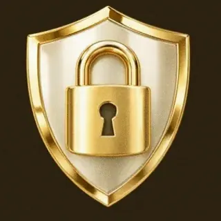 Shield with padlock — Simsinos