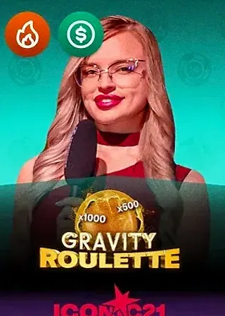 Gravity Roulette live game cover