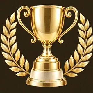 Gold trophy cup — Simsinos