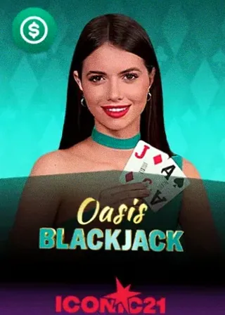 Oasis Blackjack live game cover
