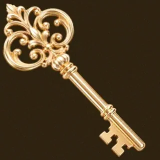 Ornate antique key — Simsinos